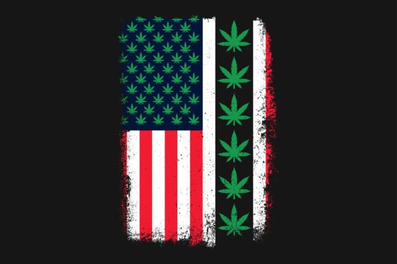 Cannabis Weed USA Flag SVG Sublimation Review