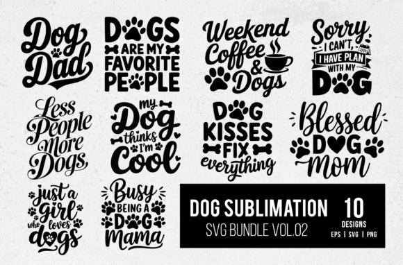 Dog Sublimation Svg Bundle Vol.03 Review