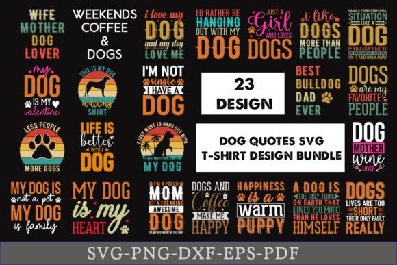 Funny Dog Quotes SVG Bundle Cutting File Review
