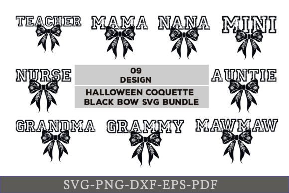Halloween Coquette Black Bow SVG Bundle Review