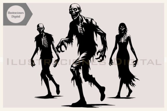 Halloween Zombie Vector Clipart SVG Review