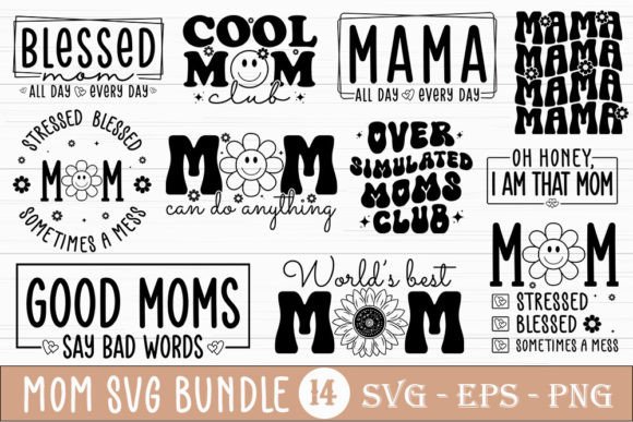 Mom Mama SVG Bundle Review for Real Embroidery